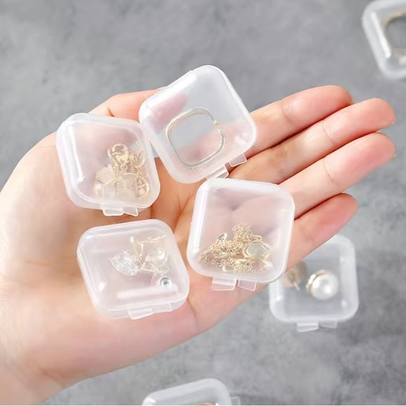 NIP 10pcs/Set Mini Empty Storage Boxs,DustProof Versatile Jewelry Organizer. - Picture 3 of 9